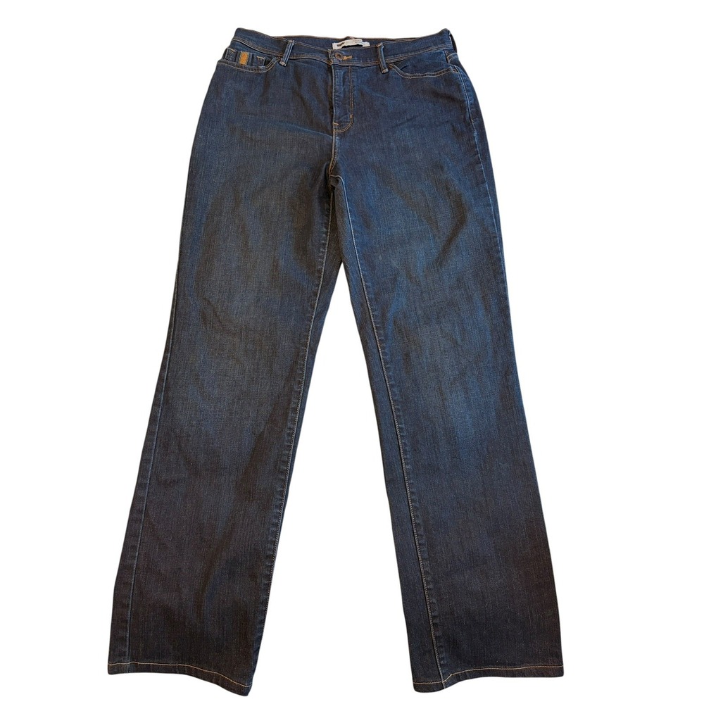 Levis 512 Womens Jeans Blue Denim Straight Leg Perfectly Slimming Size 12 30x29